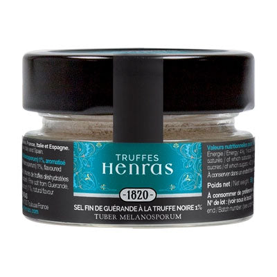 Henras - Guérande Salt w/ Black Truffle from Périgord 1%, 50g (1.76oz)