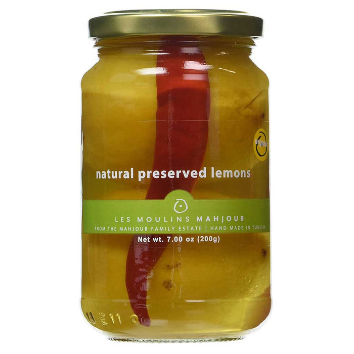 Mahjoub - Organic Natural Preserved Lemons Confit, 200g (7oz)