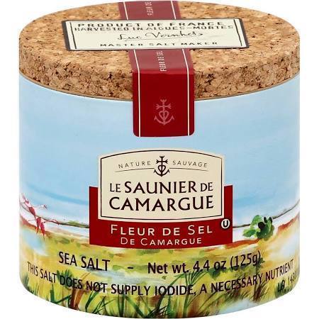 Saunier De Camargue Fleur De Sel Sea Salt, 125g (4.4oz)