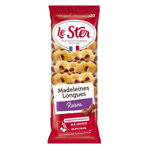 Le Ster - Madeleines Long Raisins - myPanier