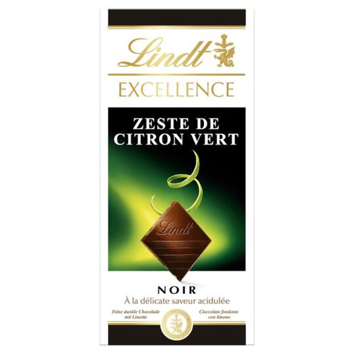 Lindt - Excellence Lime Peel Dark, 100g (3.6oz) - myPanier
