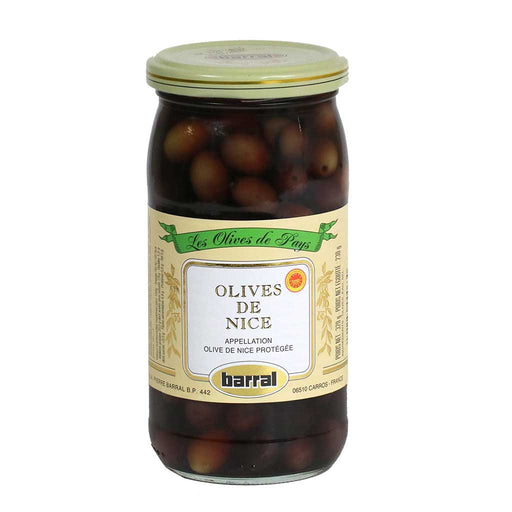 Barral - Black Nicoises Olives, 230g (8.1 oz) - myPanier