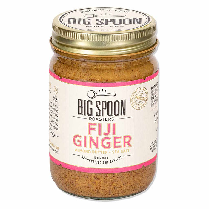 Big Spoon Roasters - Fiji Ginger Almond Butter with Sea Salt, 13oz (368g)