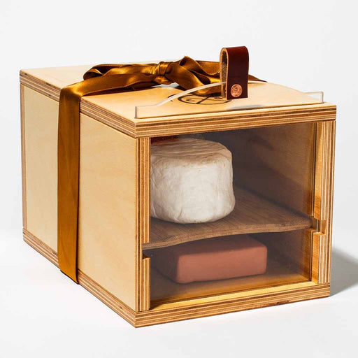 Cheese Grotto - Cheese Cave with Bamboo Serving Shelf - myPanier