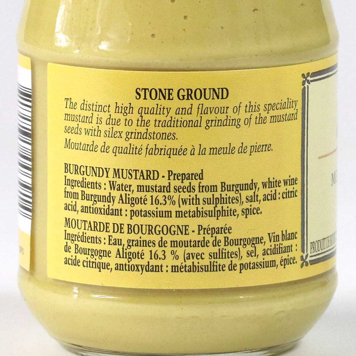 Edmond Fallot - Burgandy Stone Ground Mustard, 210g (7.4oz) Jar - myPanier