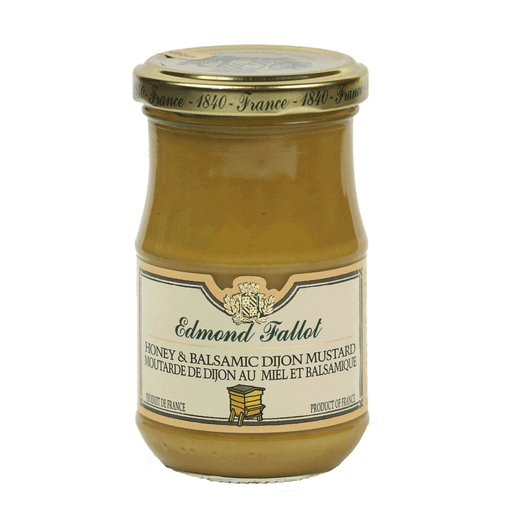 Edmond Fallot - Honey & Balsamic Mustard, 210g (7.4oz) Jar - myPanier