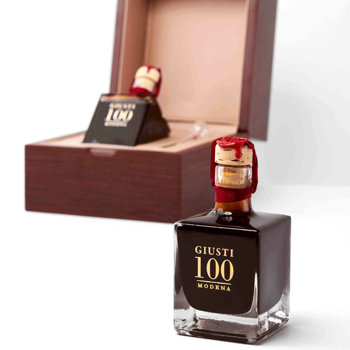 Giuseppe Giusti - Aged Balsamic Vinegar Special Reserve 100-Year-Old, 100ml (3.3 Fl oz) Wooden Box - myPanier