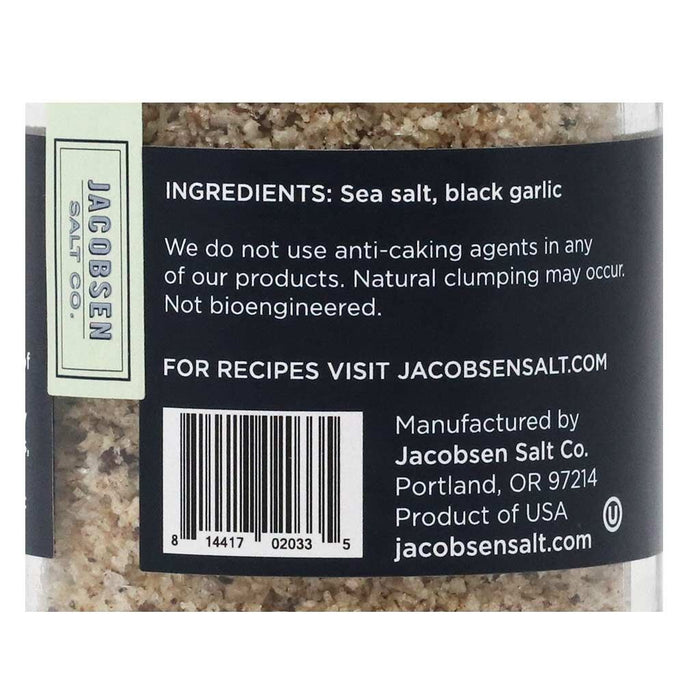 Jacobsen - Black Garlic Infused Sea Salt, 2.5oz (71g) - myPanier