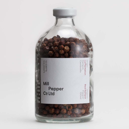 Mill Pepper Co. Red Kampot Pepper, 100ml - myPanier