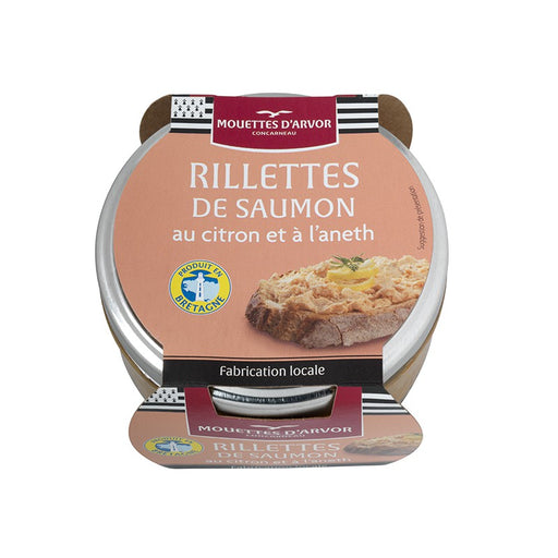 Mouettes Arvor – Salmon Rillettes with Lemon & Dill, 125g - myPanier