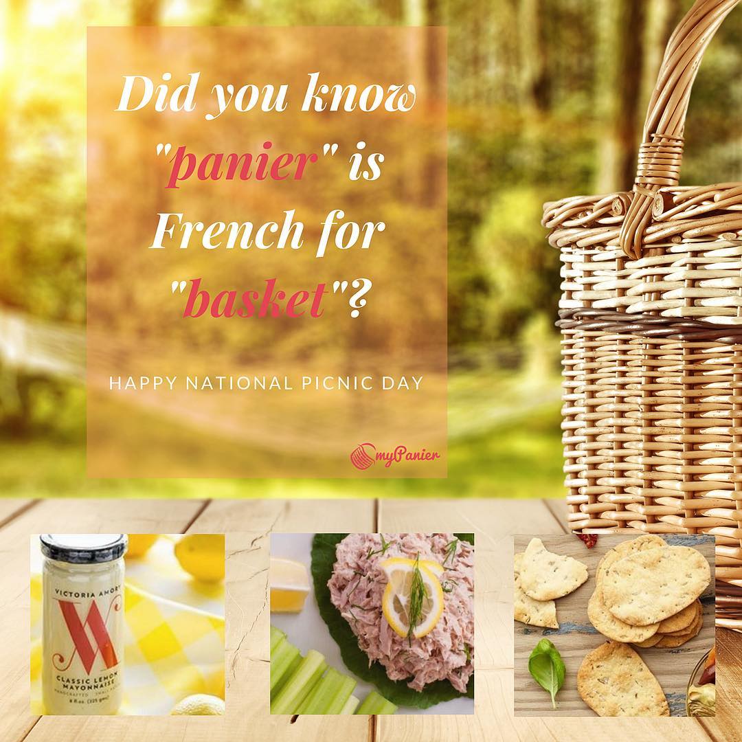 Did you know "panier" is French for "basket"?