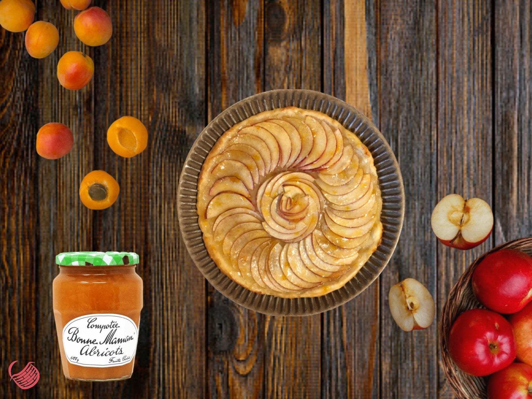 How to Use Bonne Maman Apricot "Compote" in Your French Apple Tart Recipe