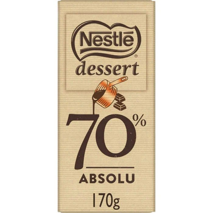 Nestle Dessert 70% dark chocolate for baking desserts - myPanier