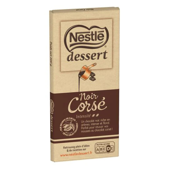 Nestlé - Dessert Corse - Barre de cuisson au chocolat noir à 65 %, 7 oz (198,5 g)