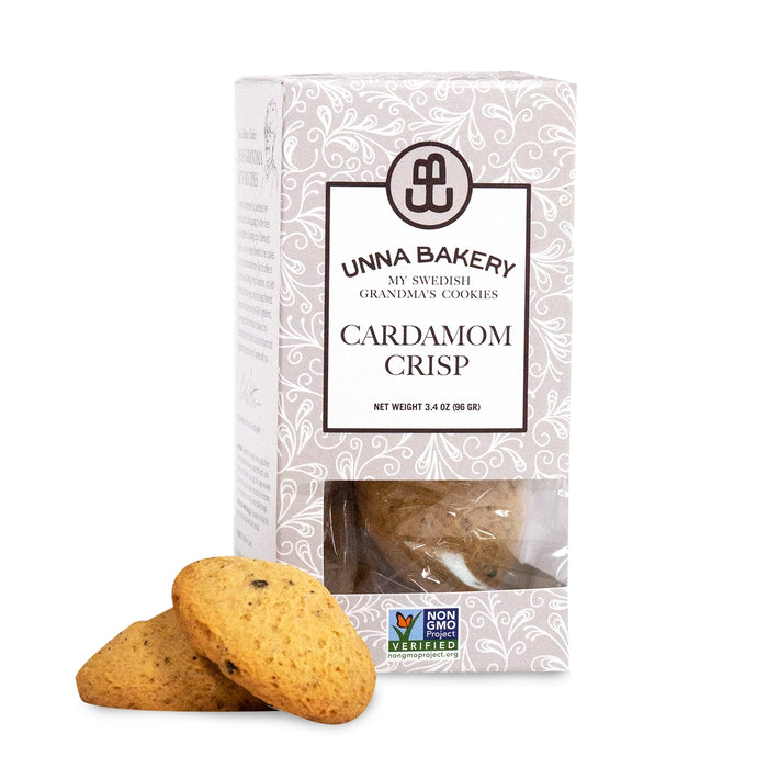 Unna Bakery - Biscuits suédois à la cardamome, 3,4 oz (96 g)