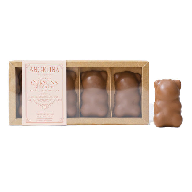 Angelina - Oursons à la guimauve et au chocolat, 100 g (3,5 oz)