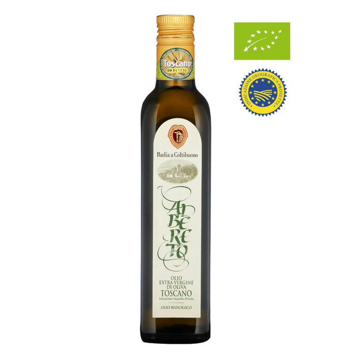 [Récolte 2022] Badia a Coltibuono - Huile d'olive extra vierge Albereto IGP, 500 ml (16,9 Fl oz)