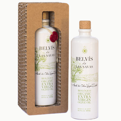 Belvis de Las Navas Extra Virgin Olive Oil, Organic, 500ml (16.9 fl oz)