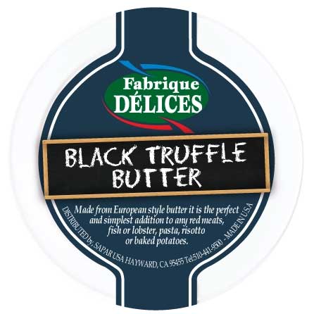 Fabrique Delices - Beurre de truffe noire d'hiver entièrement naturel, 85 g (3 oz) 