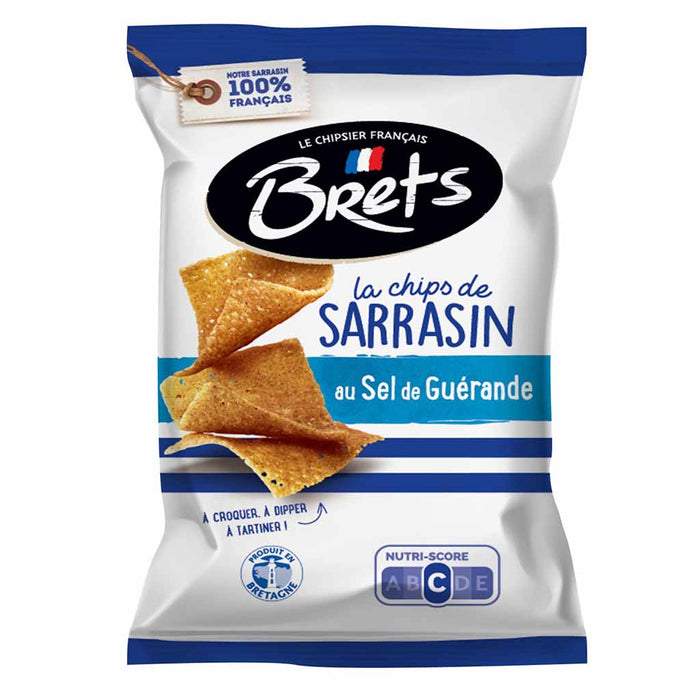 Brets - Chips de sarrasin au sel de Guérande, 125g (4.4oz) 