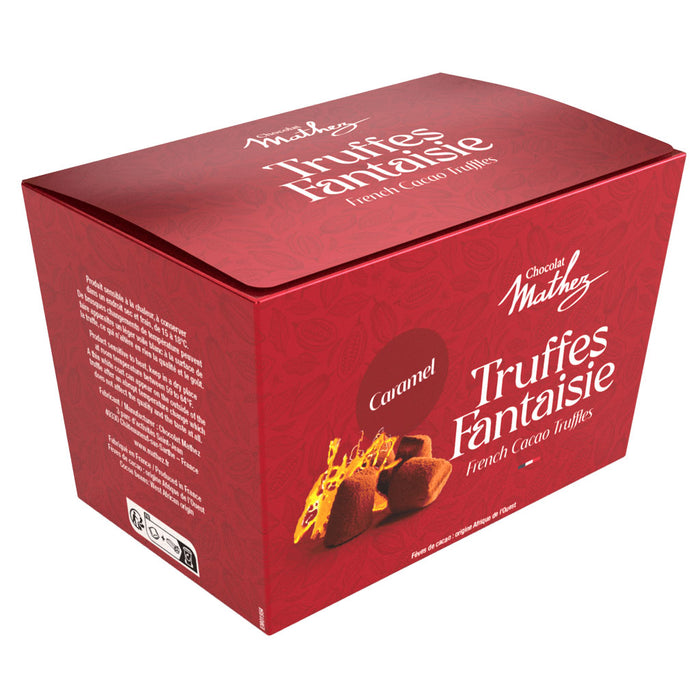 Mathez - Truffes au chocolat et caramel au beurre salé, boîte de 250 g (8,8 oz)