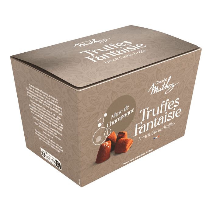 Mathez - Truffes au chocolat français Champagne, boîte de 250 g (8,8 oz)