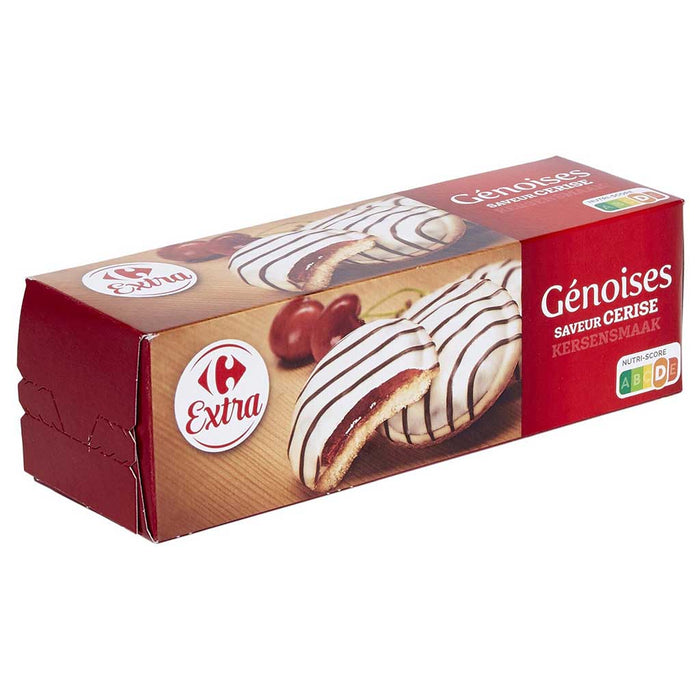 Gâteaux éponge aux cerises Carrefour, 150 g (5,3 oz)