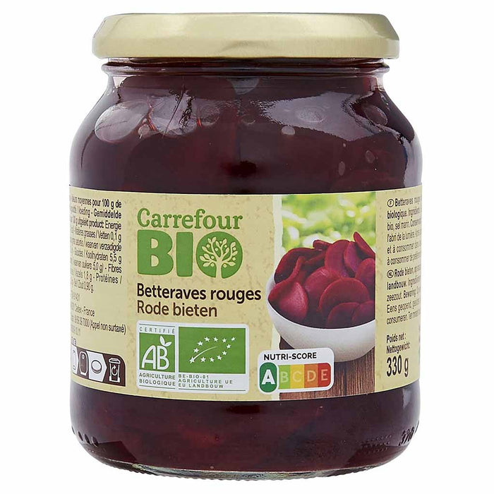 Organic Red Beets, 370ml (12.5 fl oz) Jar