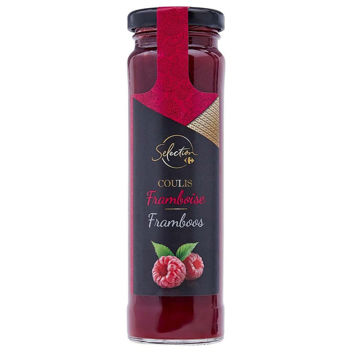 Carrefour Selection Raspberry Coulis, 165g (5.8oz) Jar