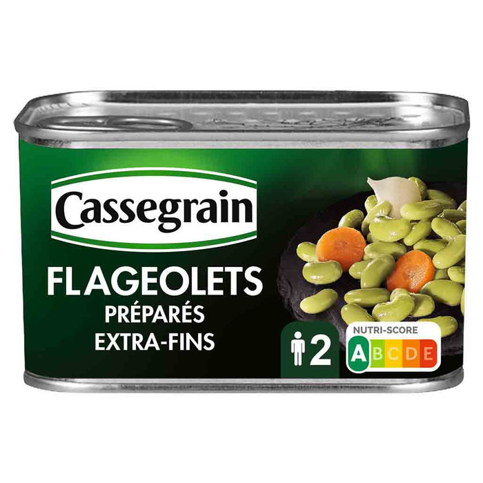 Cassegrain - Flageoloets Préparés Extra Fins, 400g (14oz)