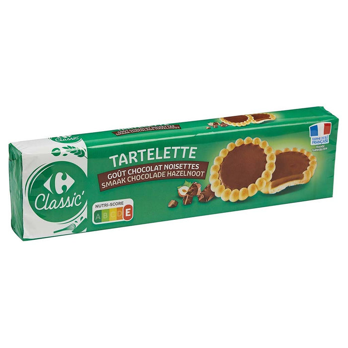 Biscuits tartelettes classiques au chocolat et aux noisettes, 150 g (5,3 oz)
