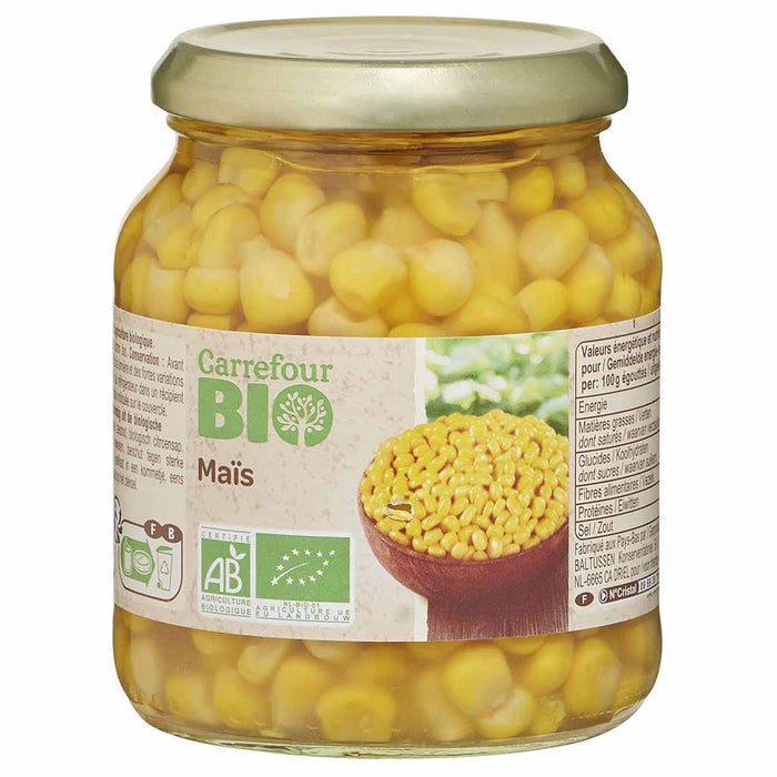 Classic Organic Corn, 370ml (12.5 fl oz) Jar