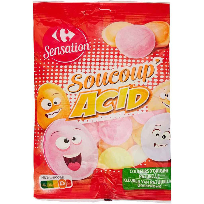 Classic Soucoup Acid Candy, 39g (1.3oz)