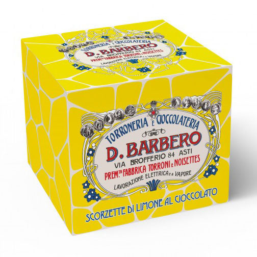 D. Barbero - Zeste de citron confit enrobé de chocolat noir, 150 g (5,3 oz)