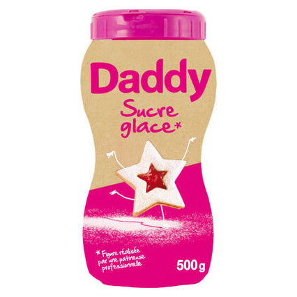 Daddy - Sucre Glace, Bouteille de 500 g (17,6 oz)