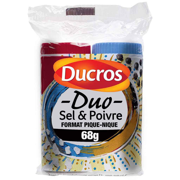 Ducros - Salt & Pepper Duo, 68g (2.4oz) Pack