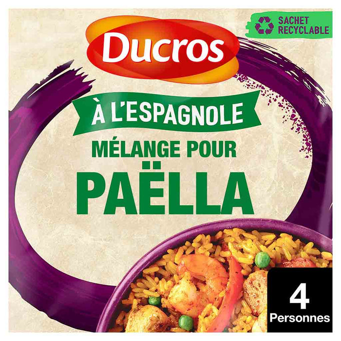 Ducros Seasoning Mix for Paella Valenciana, 20g (0.7oz)