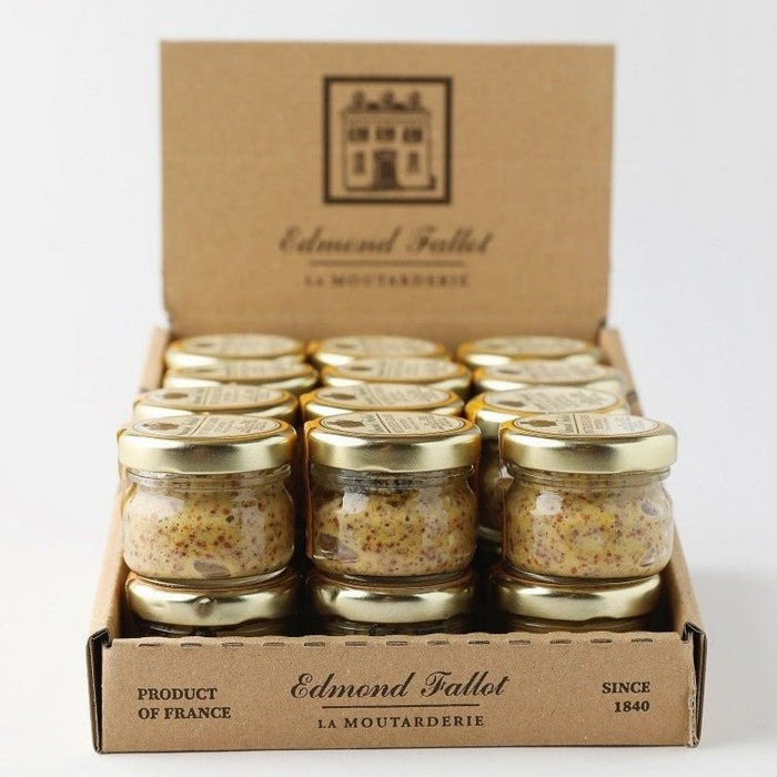 Fallot - Old Fashioned Mustard, 1oz Jar x 24 Display Case