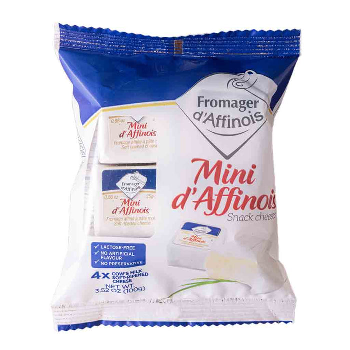 Fromager d'Affinois Mini Snack Cheese, 25g x 4 (3.52oz)