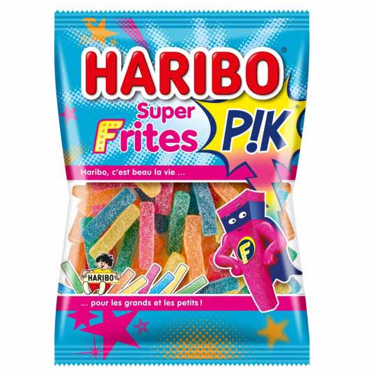 Haribo - Bonbons Super Frites PIK, sac de 120 g (4,2 oz)