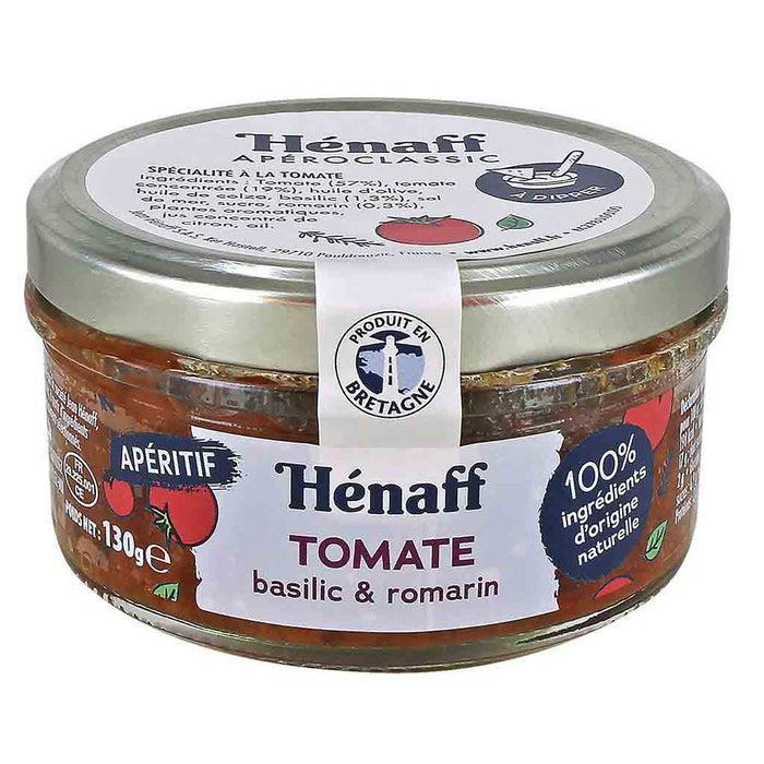 Henaff - Tartinade aux tomates, basilic et romarin, 130 g (4,5 oz)