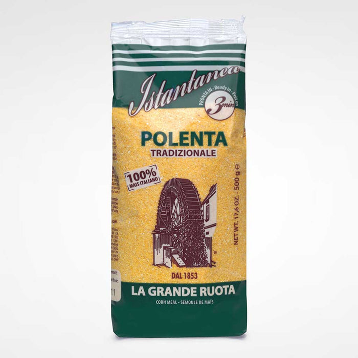 Instant Polenta Traditional by La Grande Ruota, 500g (17.6oz)