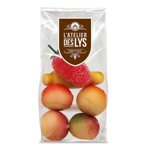 L'Atelier des Lys - Marzipan Fruits, 150g (5.3oz) Bag