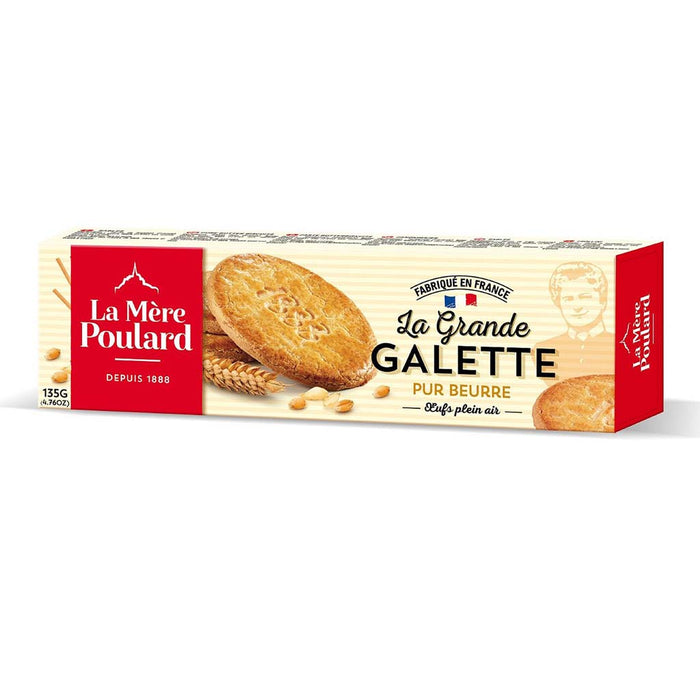 La Mere Poulard Grande Galettes Biscuits, 135g (4.7oz)