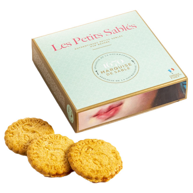 La Sablesienne - Plain Butter Cookies, 100g (3.5oz) Box