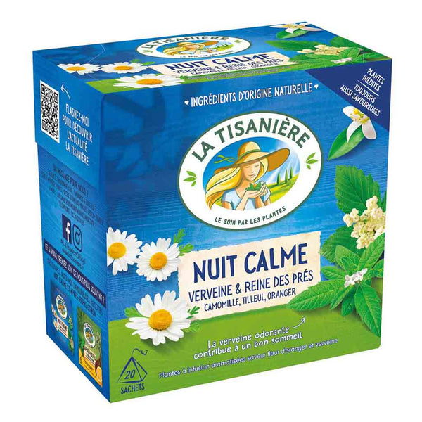 La Tisaniere Calm Night Tea, 25 Sachets, 37.5g - myPanier – France Direct