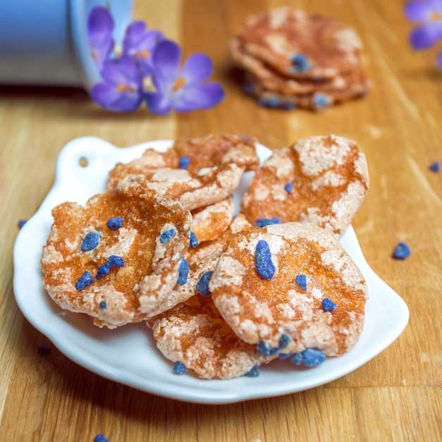 Maison Bruyere - Violet Crispy Biscuits, 50g (1.8oz)