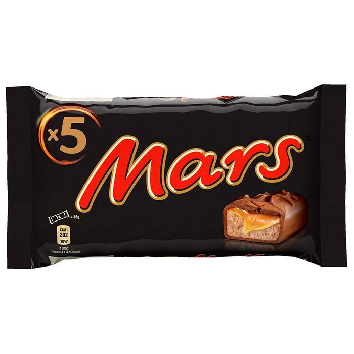 Mars - Barres de chocolat au caramel, 5x45g (8oz)