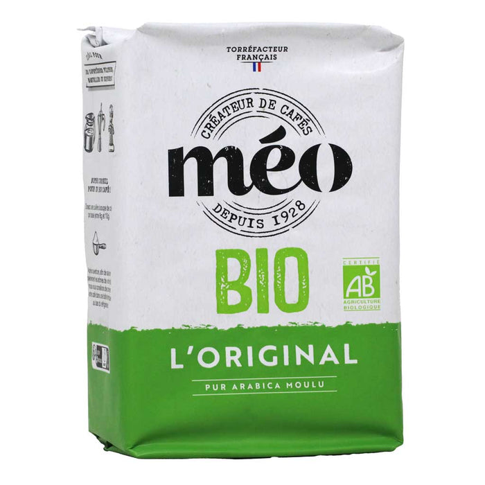 Meo The Original Pure Arabica Organic Ground Coffee, 500g (17.7oz