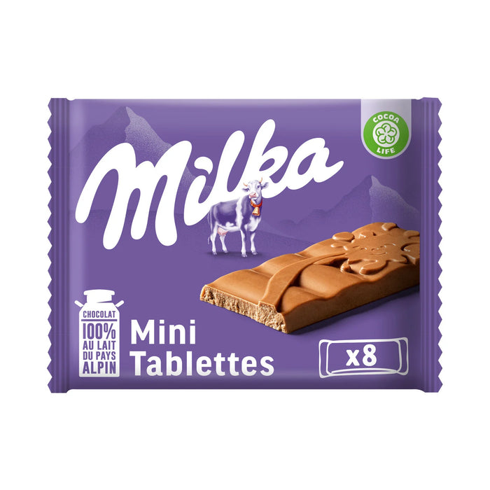 Milka Mini bars 8x25, 200g (7.1oz)